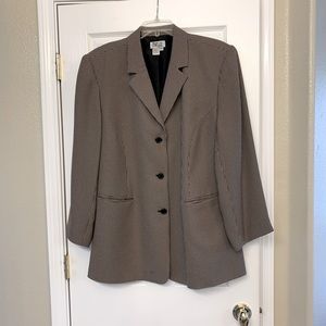 Style & Co size 24W black & tan blazer